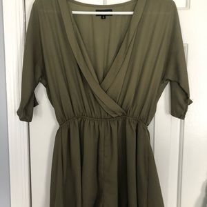 pretty little thing flowy romper.